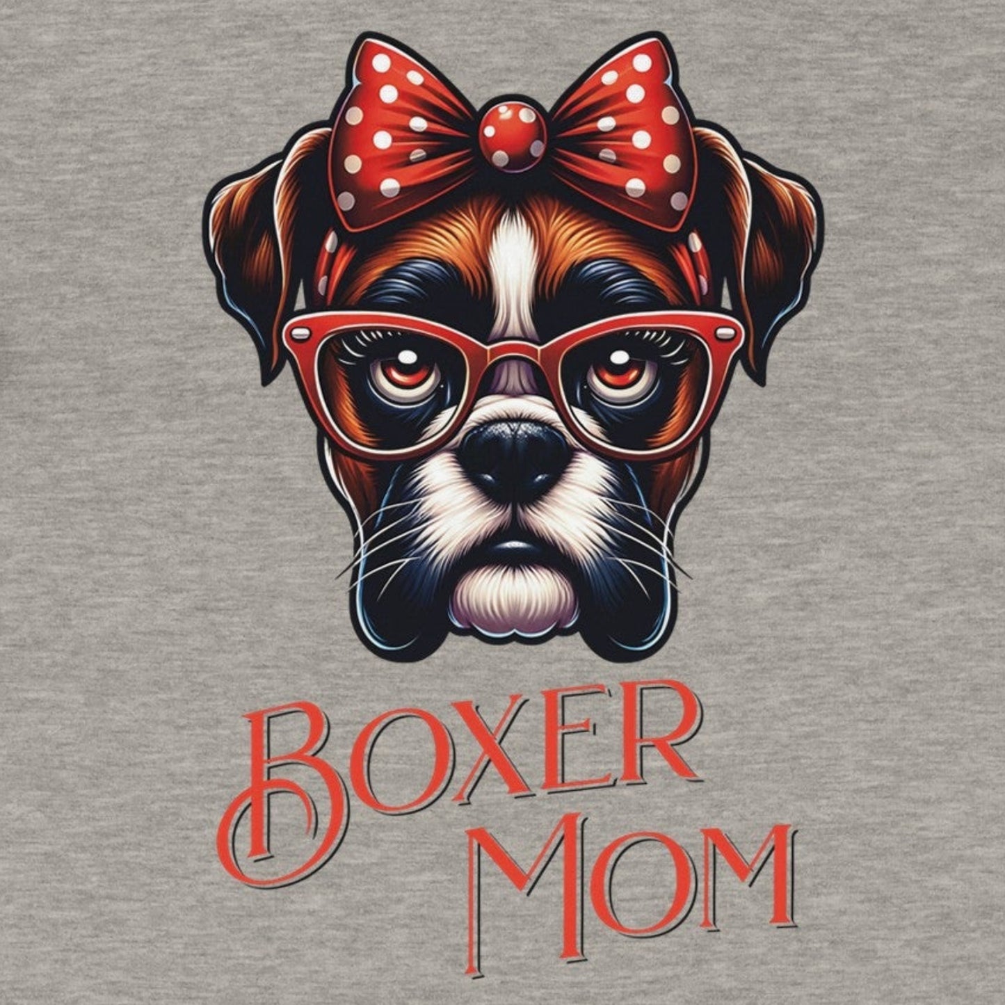 Boxer Mom Tee
