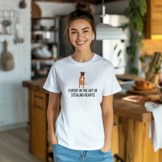 "Expert in the art of stealing hearts" Unisex Tee