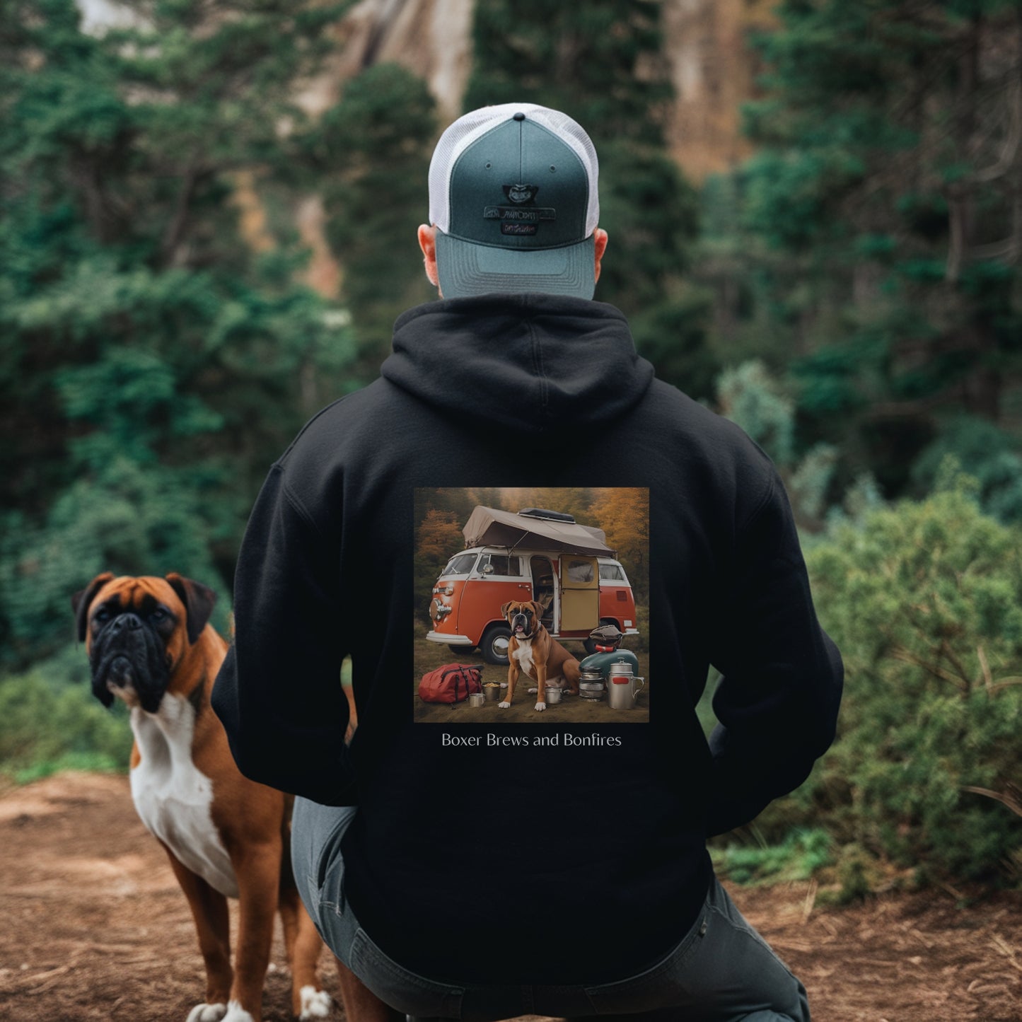 "Boxer Brews and Bonfires" Hoodie