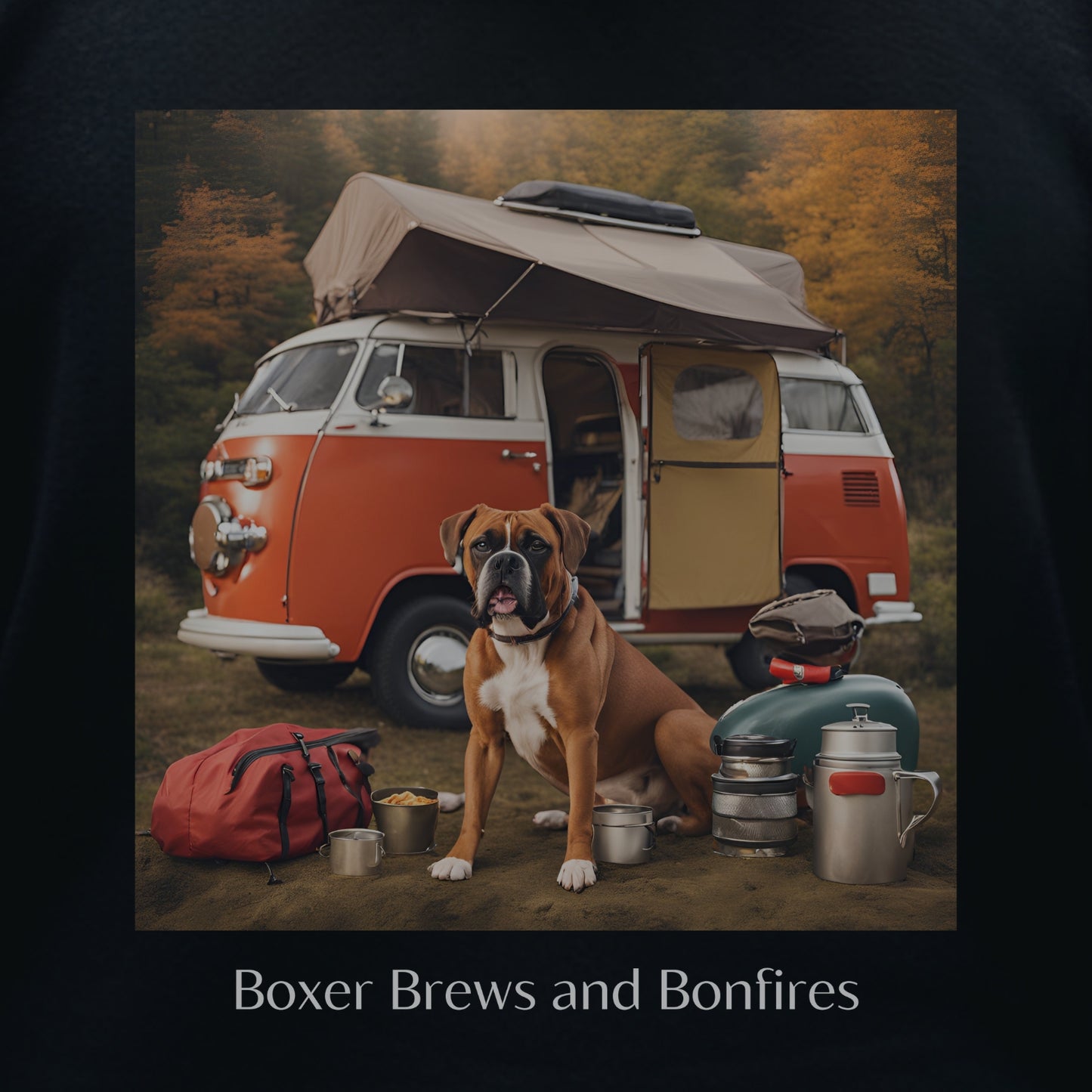 "Boxer Brews and Bonfires" Hoodie