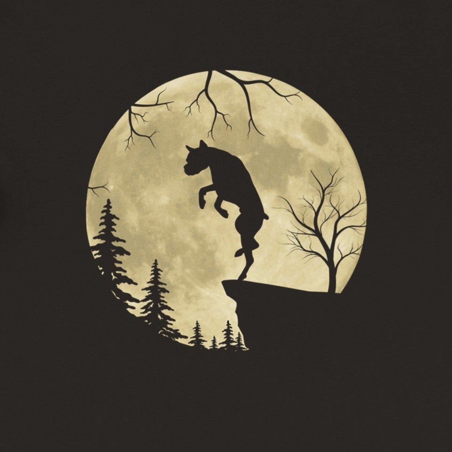 Werewoof Boxer Black Unisex Tee