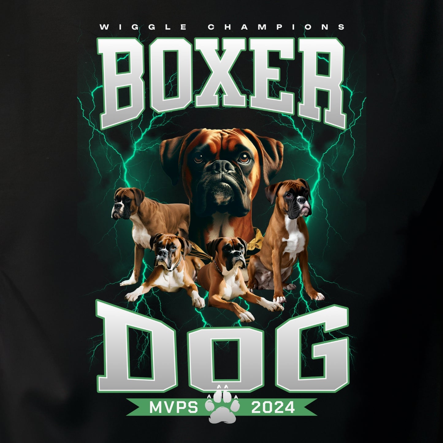 Wiggle Champions Black Unisex Heavyweight Tee