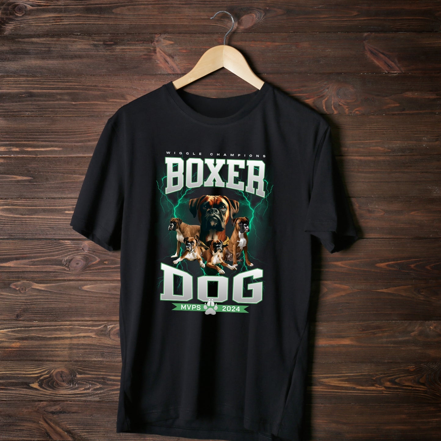 Wiggle Champions Black Unisex Heavyweight Tee