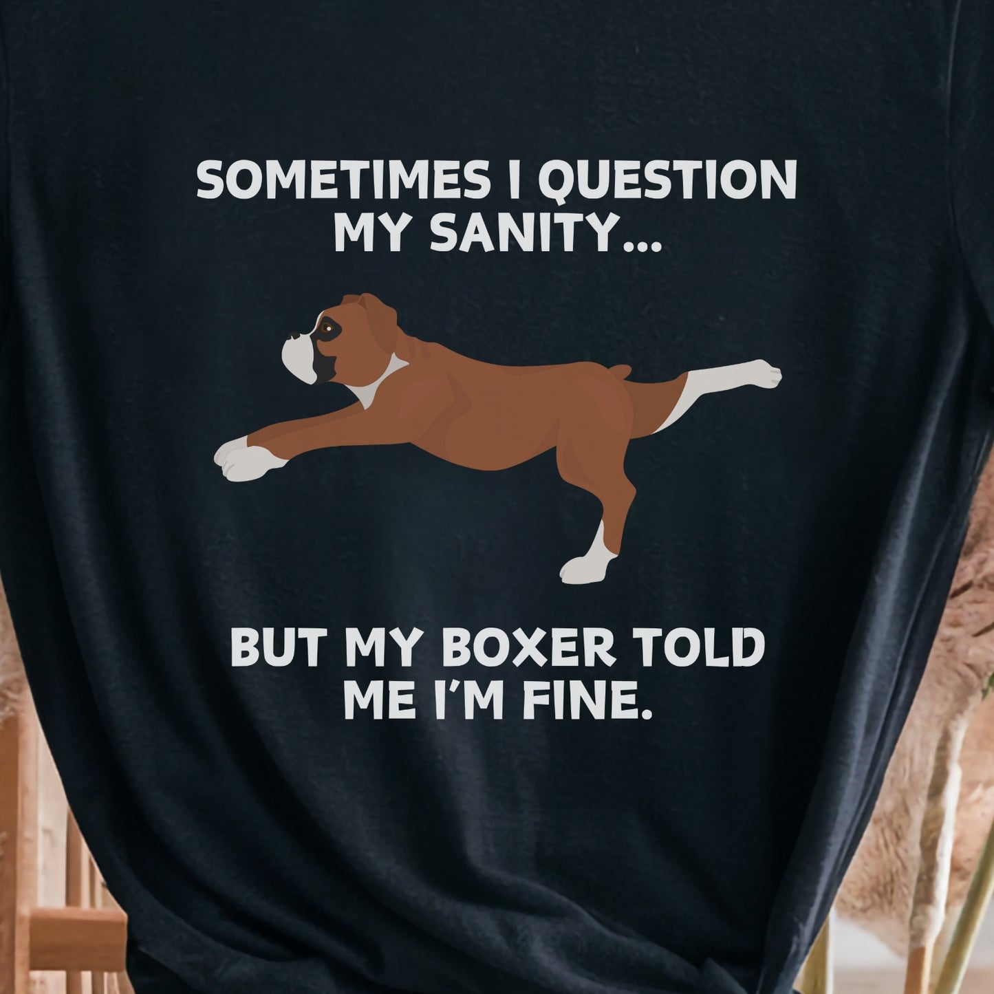 Boxer Sanity Check Unisex Tee