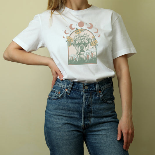 Boxer Cottage Core Unisex Tee