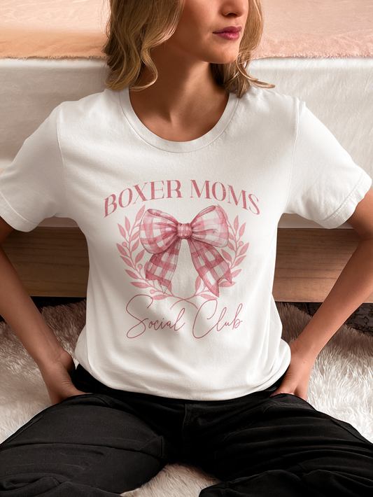 Boxer Moms Social Club Tee