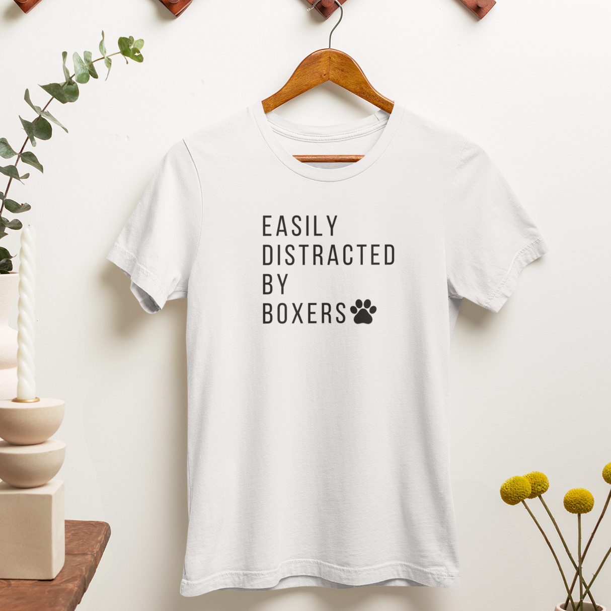 Easily Distracted By Boxers Unisex Tee