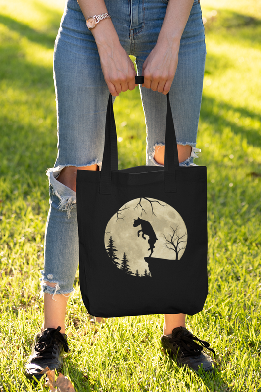 Werewoof Black Tote Bag